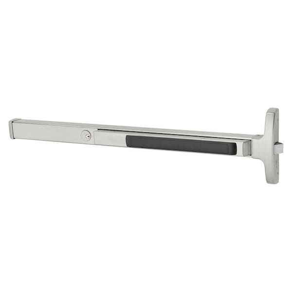 Sargent Narrow Rim Exit Device, Night Latch, Cyl. Dogging, 36", US32D 16-8504F 32D - main